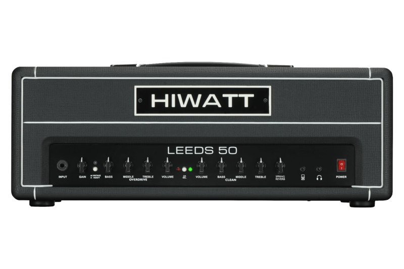 Hiwatt Leeds 50R Head - 50W 2-Channel Head W/ Spring Reverb