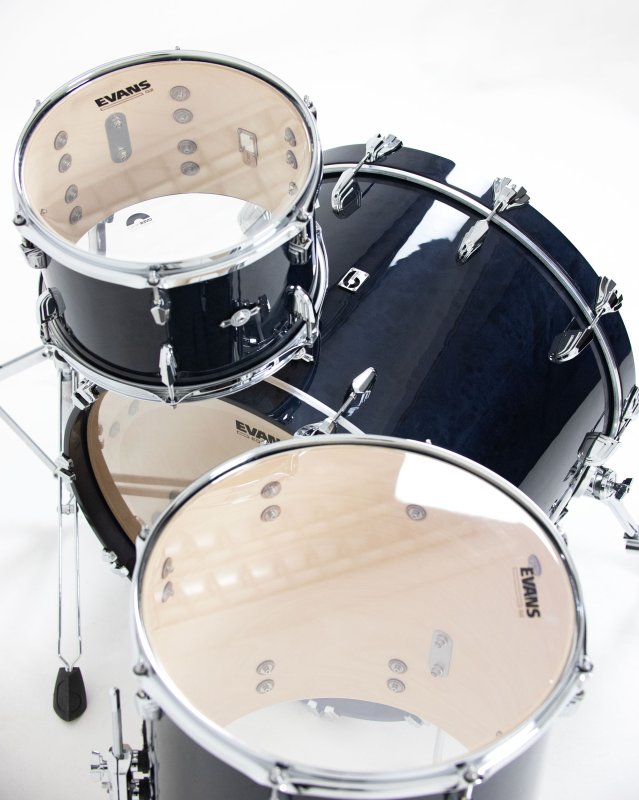 British Drum Co.Leg-22-Cb-Bw Legend Series Club 22 Kit, Blackwater (12", 16", 22")