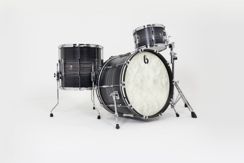 British Drum Co, LEG-22-CBUS-CK Legend Series US Club 22 Kit, Carnaby Knight (13", 16", 22")