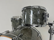 British Drum Co, LEG-22-CBUS-SS Legend Series US Club 22 Kit, Sterling Silver (13", 16", 22")