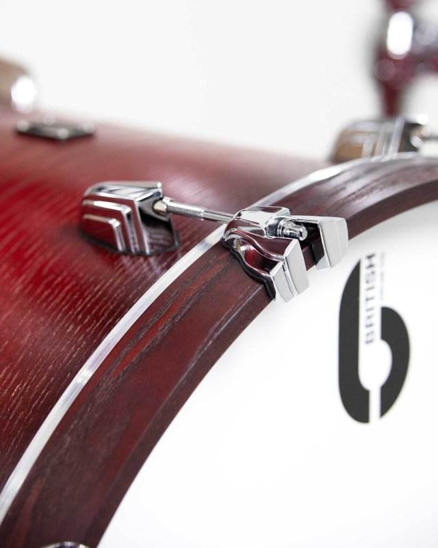 British Drum Co, LEG-22-FS-RDL Legend Series Fusion 22 Kit, Redlands (10", 12", 16", 22")