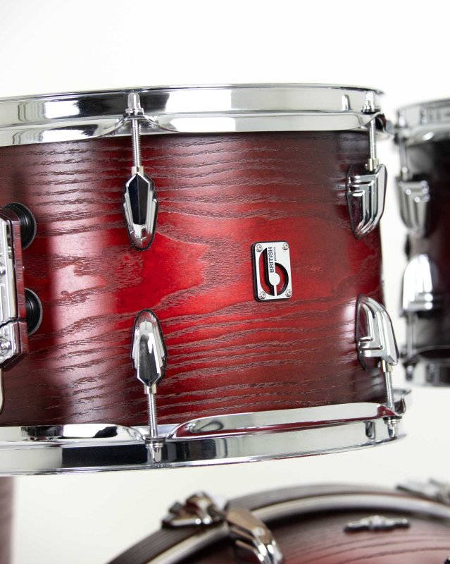 British Drum Co, LEG-22-FS-RDL Legend Series Fusion 22 Kit, Redlands (10", 12", 16", 22")