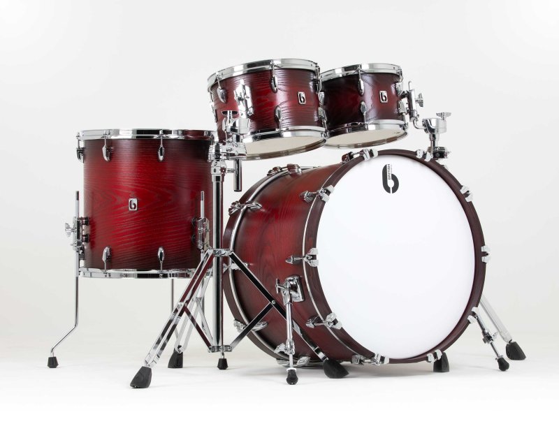 British Drum Co, LEG-22-FS-RDL Legend Series Fusion 22 Kit, Redlands (10", 12", 16", 22")