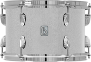 British Drum Co, LEG-22-FS-SHS Legend Series Fusion 22 Kit, Sheffield Silver (10", 12", 16", 22")