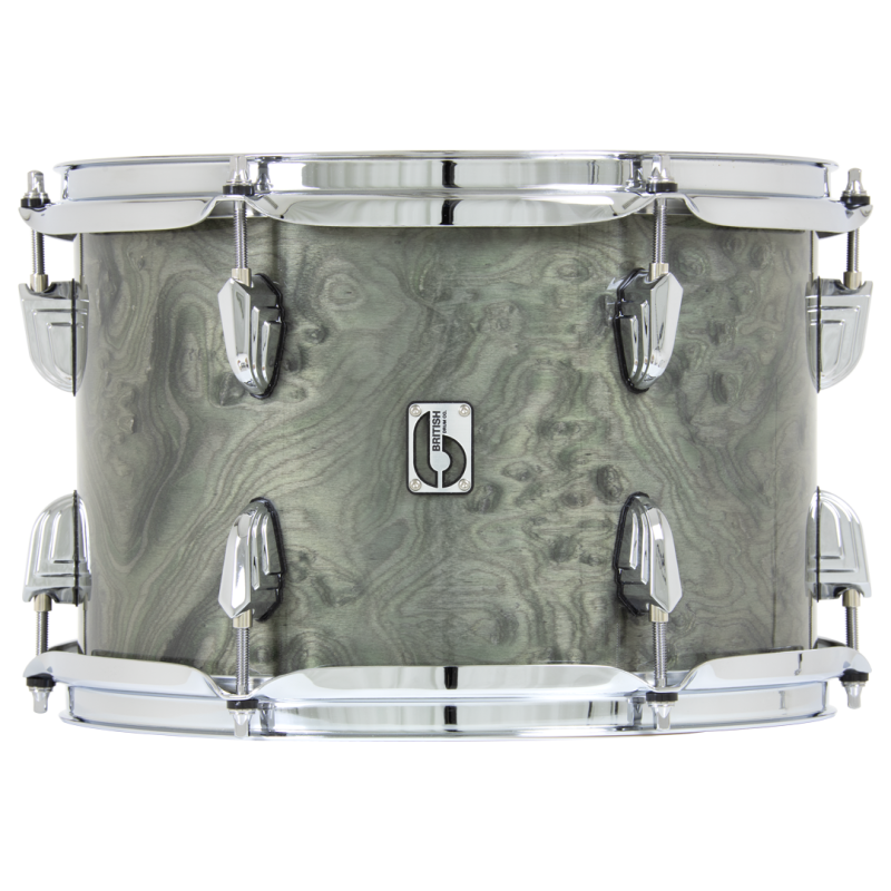 British Drum Co, LEG-22-FS-SS Legend Series Fusion 22 Kit, Sterling Silver (10", 12", 16", 22")