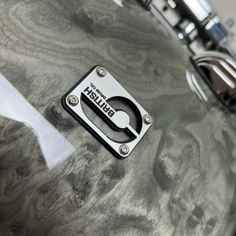 British Drum Co, LEG-22-FS-SS Legend Series Fusion 22 Kit, Sterling Silver (10", 12", 16", 22")