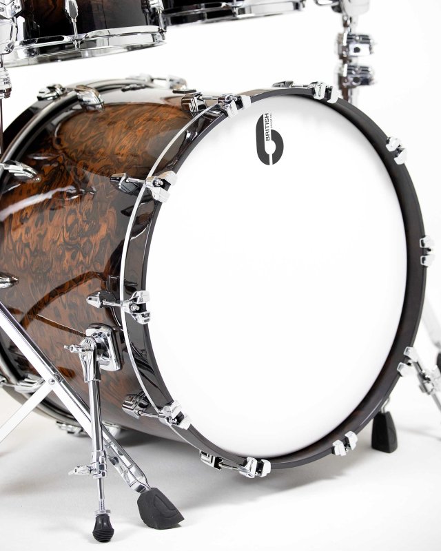 British Drum Co, LEG-22-FS-WDG Legend Series Fusion 22 Kit, Windsor Dark Ultra (10", 12", 16", 22")