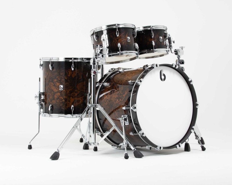 British Drum Co, LEG-22-FS-WDG Legend Series Fusion 22 Kit, Windsor Dark Ultra (10", 12", 16", 22")