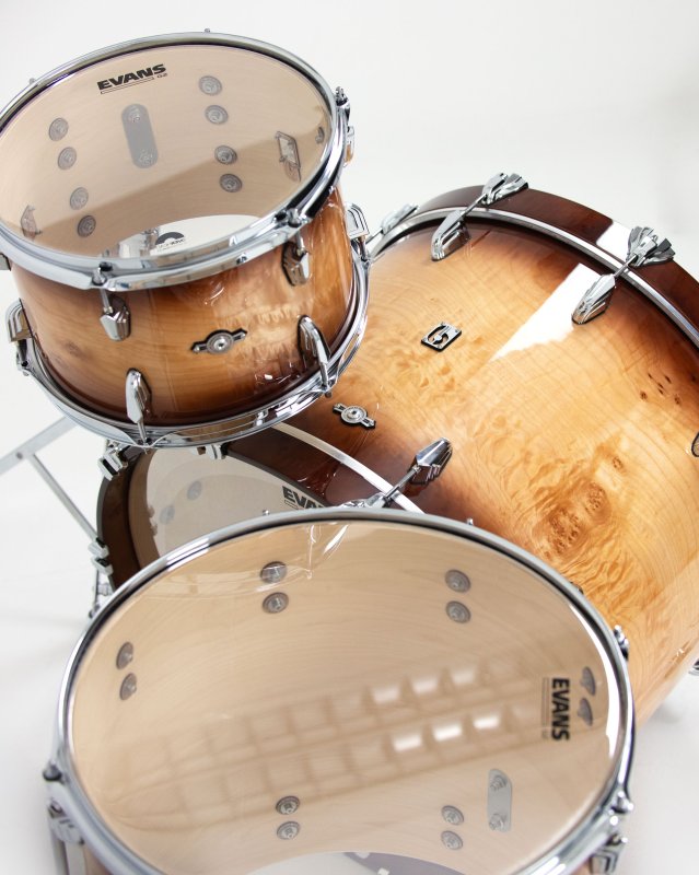 British Drum Co LEG-MBX-22-CBUS-BF Legend MBX US Club 22 Kit, Burghley Fudge