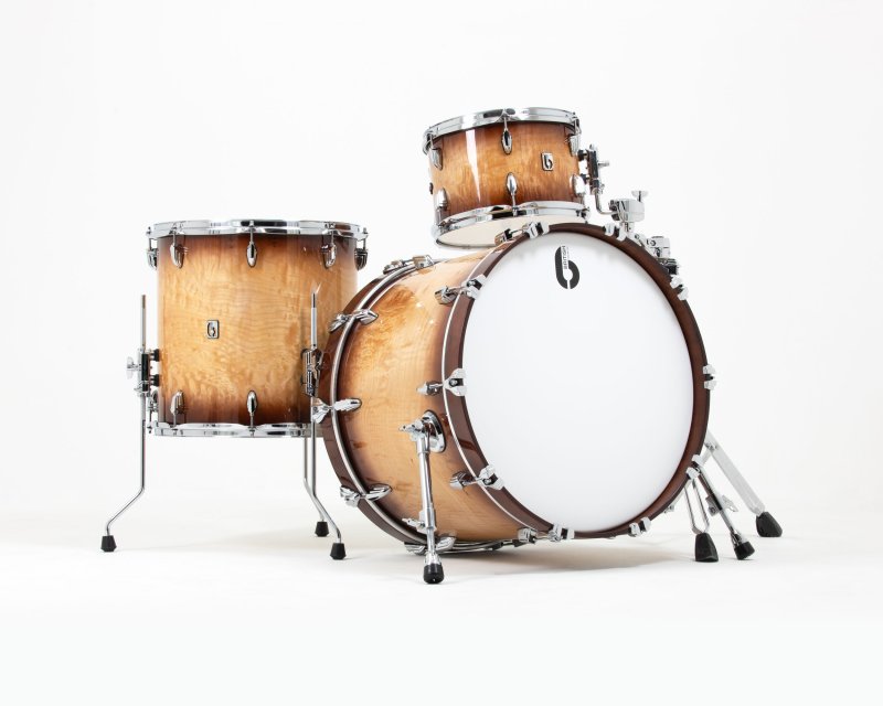 British Drum Co LEG-MBX-22-CBUS-BF Legend MBX US Club 22 Kit, Burghley Fudge