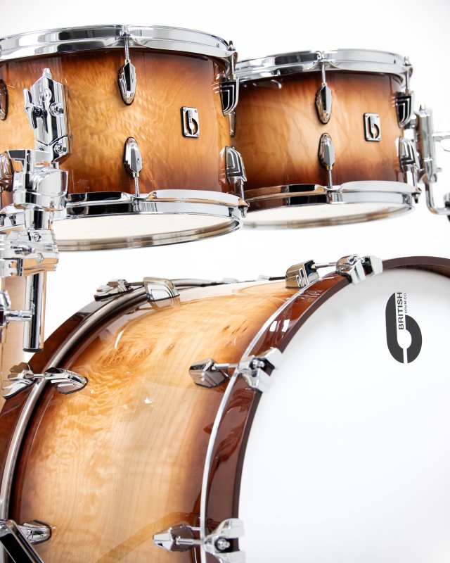 British Drum Co LEG-MBX-22-FS-BF Legend MBX Fusion 22 Kit, Burghley Fudge