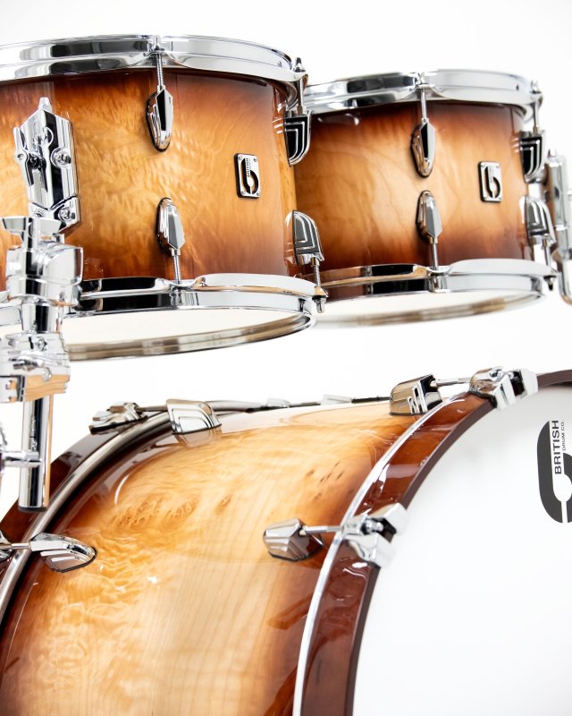 British Drum Co LEG-MBX-22-FS-BF Legend MBX Fusion 22 Kit, Burghley Fudge