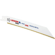 Lenox Gold 6 In. 10 TPI Wood/Metal Power Arc Curved Reciprocating Saw Blade (5-Pack)