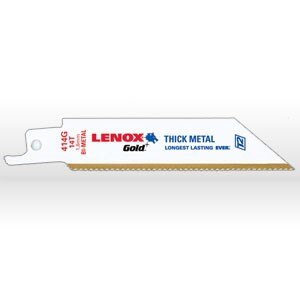 Reciprocating Saw Blade, 4"x3/4"x35" 14t GOLD RECIP SAW BLADE   5/PK