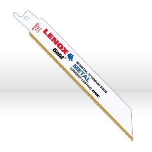 LENOX Reciprocating Saw Blade, 6" 614G 14T 5PK RECIP BLADE GOLD, Pack of 5