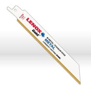LENOX Reciprocating Saw Blade, 6" 618G 18T 5PK RECIP BLADE GOLD