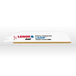 LENOX Reciprocating Saw Blade, 6" 311G 1T 5PK RECIP BLADE GOLD