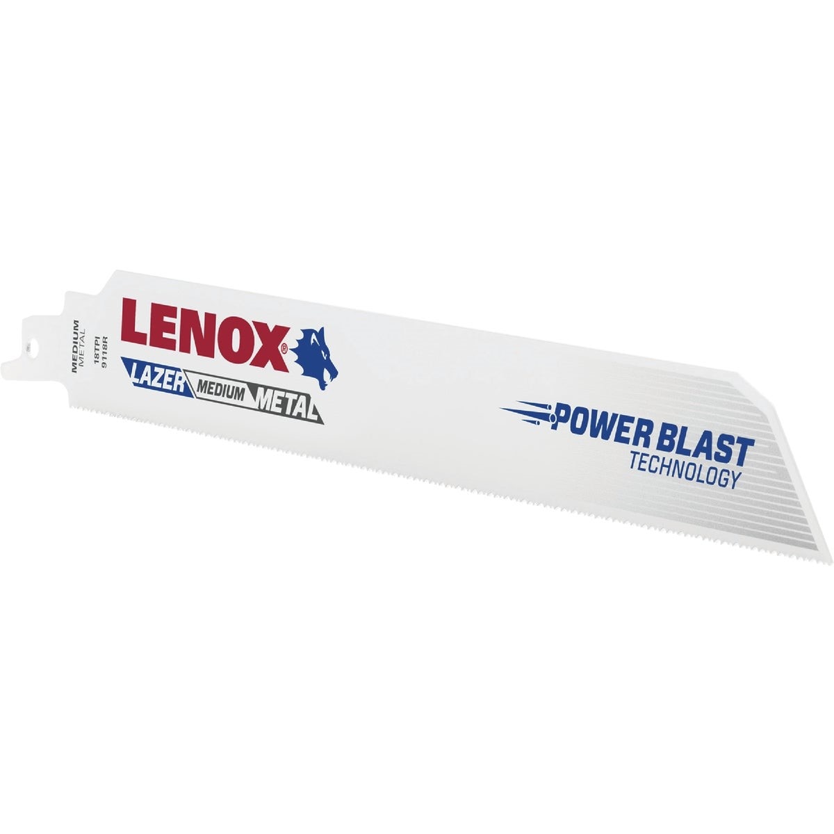Lenox Lazer 9 In. 18 TPI Metal Reciprocating Saw Blade (2-Pack)