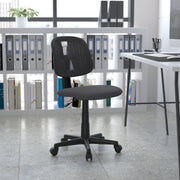 Flash Fundamentals Mid-Back Gray Mesh Swivel Task Office Chair with Pivot Back