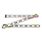 Lufkin Two-way Wood Rule with Red End, Width: 6' (graduate in feet, inched and 1/16" on both sides and edges); Type: Peg hook retail packaging