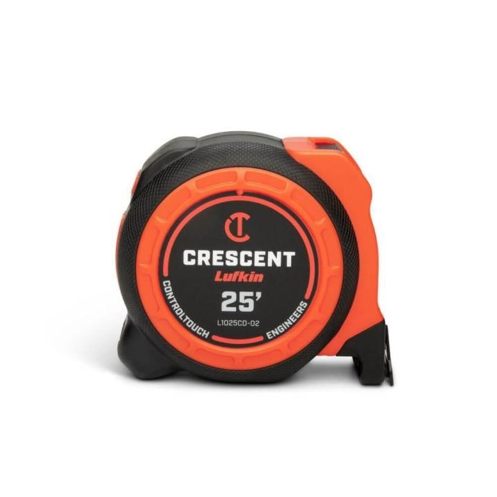 L1025CD-02 Crescent Lufkin, CONTROLTOUCH Tape, Engineer's Scale, Yellow Clad