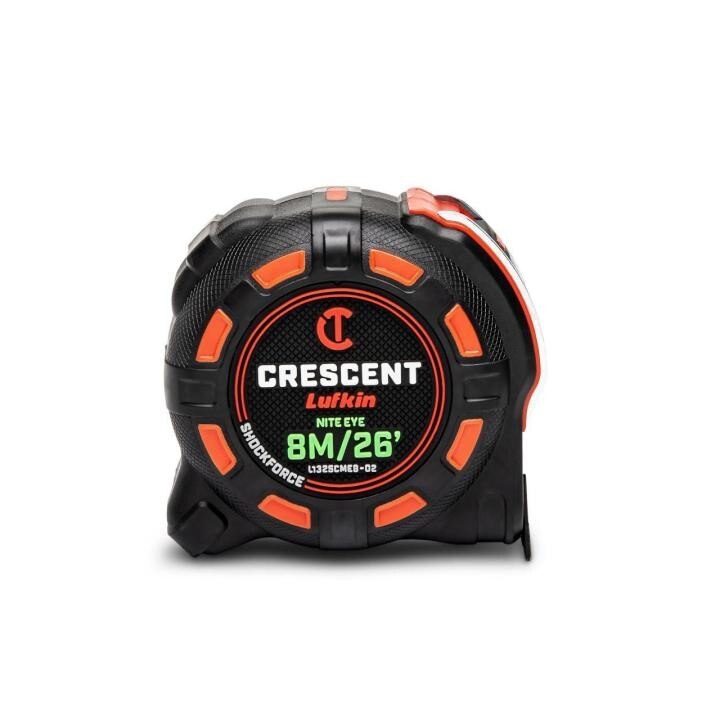 L1325CMEB-02 Crescent Lufkin, Power Tape, Nite Eye, Abrasion Resistant Coating