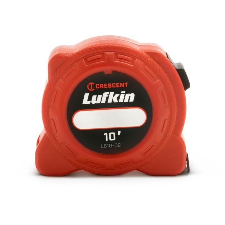 L610-02 Crescent Lufkin, Pocket Tape, Yellow Clad, 10 ft, Steel, A5, 0.5 Inch