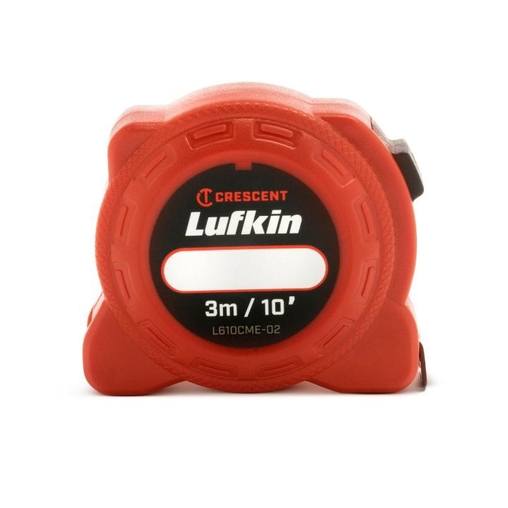 L610CME-02 Crescent Lufkin, Pocket Tape, Yellow Clad, 10 ft, Steel, A12, Metric
