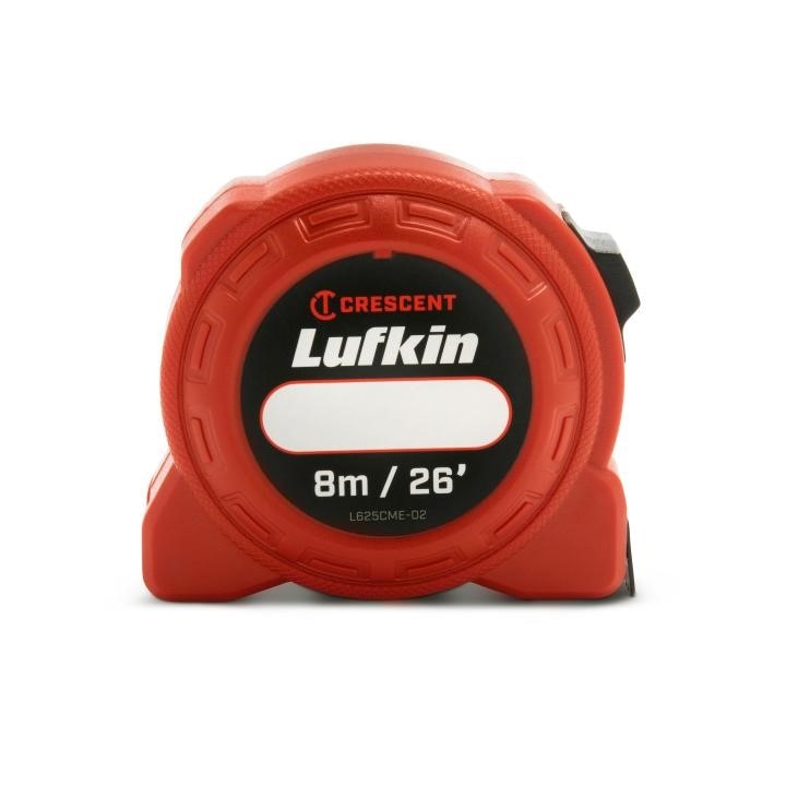 L625CME-02 Crescent Lufkin, Pocket Tape, Yellow Clad, 25 ft, Steel, A12, 1 Inch