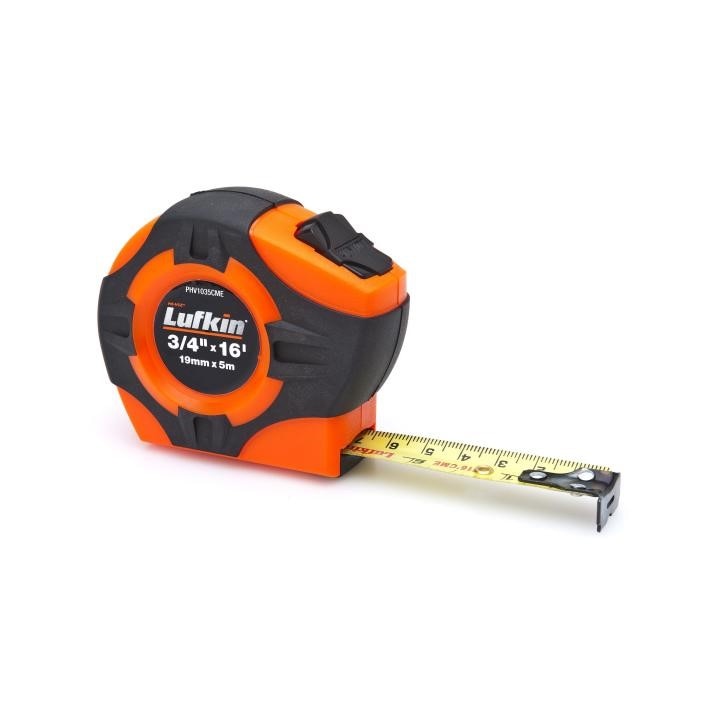 PHV1035CMEN Crescent Lufkin, Power Tape, A20, Steel, Clearcoat, 16 ft