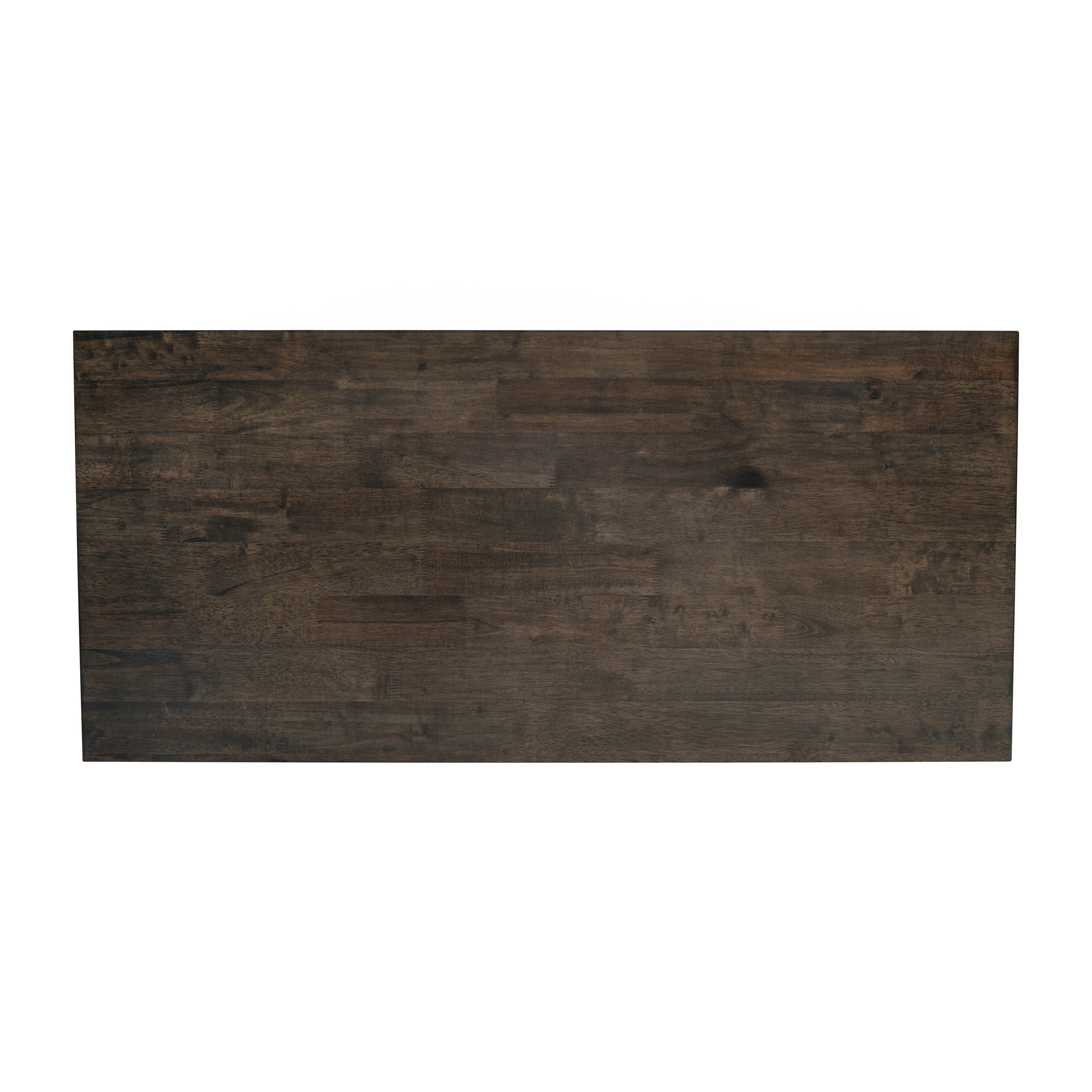 Jasper Farmhouse Style Solid Wood Coffee Table with Traditional X-Frame Design and Lower Shelf in Dark Gray