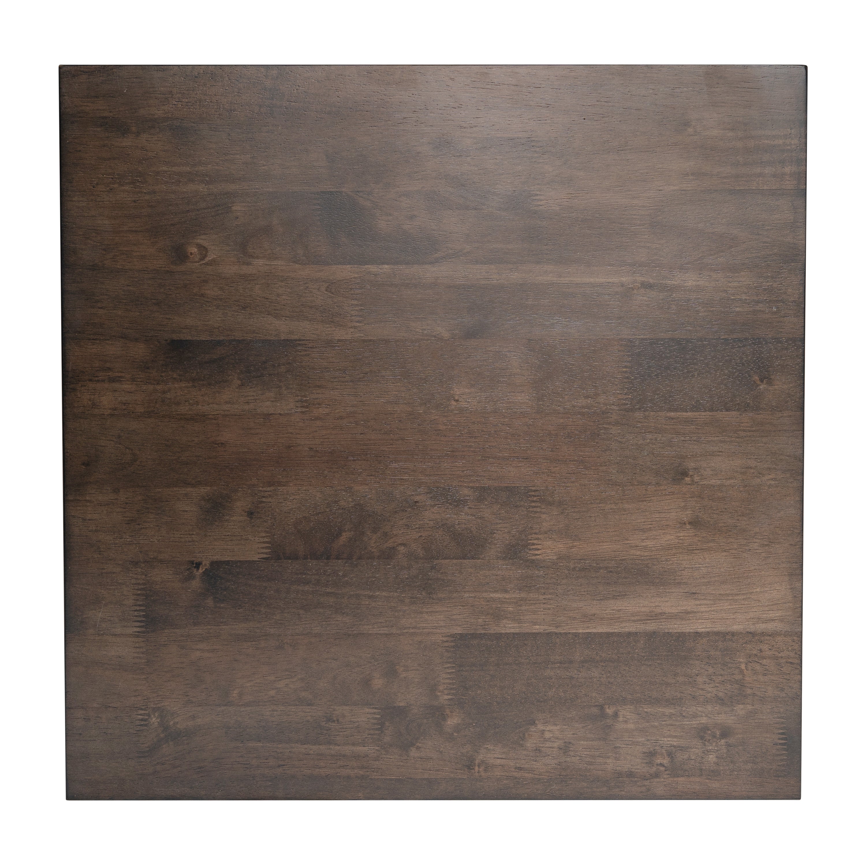 Jasper Farmhouse Style Solid Wood End Table with Traditional X-Frame Design in Dark Gray
