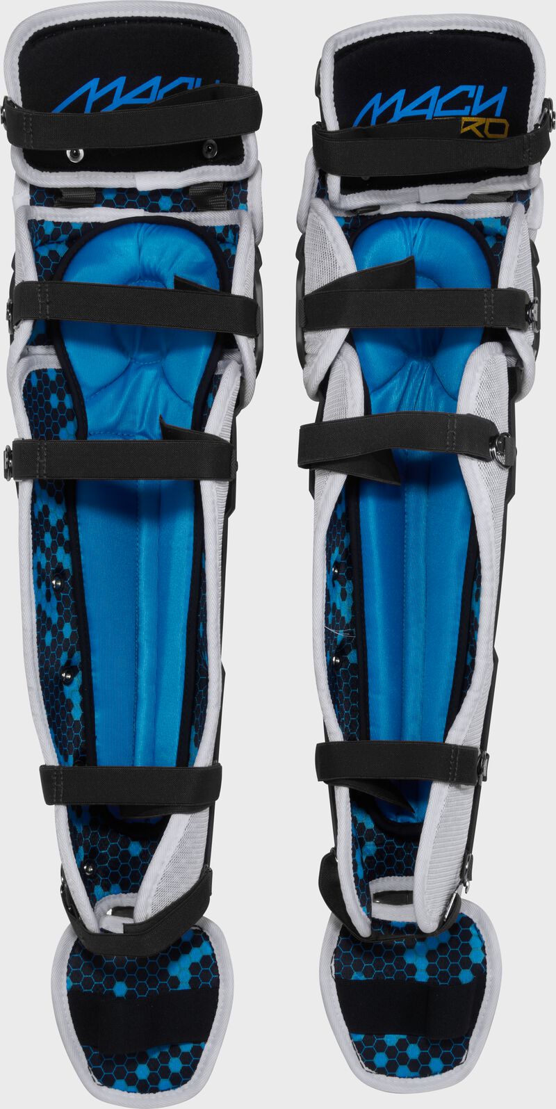 Rawlings Mach Pro Series Large Leg Guards - Black/White