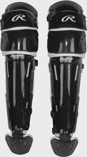Rawlings Mach Pro Series Medium Leg Guards - Black/White