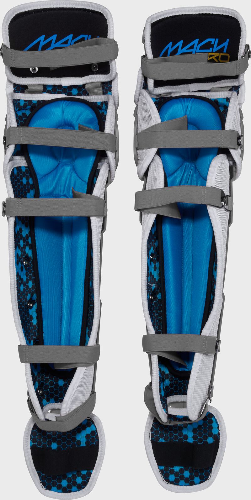 Rawlings Mach Pro Series Large Leg Guards - Graphite/White
