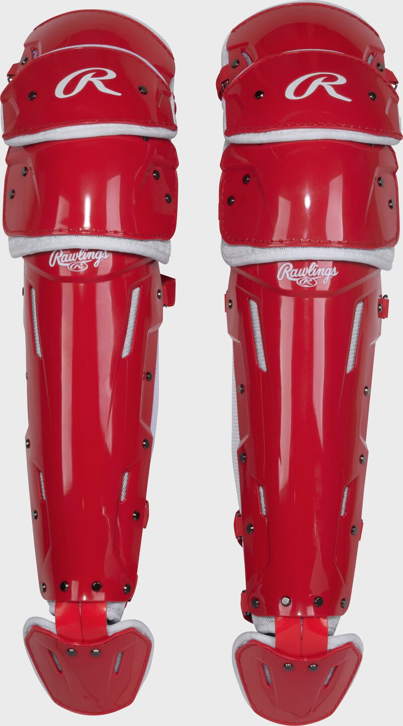 Rawlings Mach Pro Series Medium Catchers Set - Scarlet/White