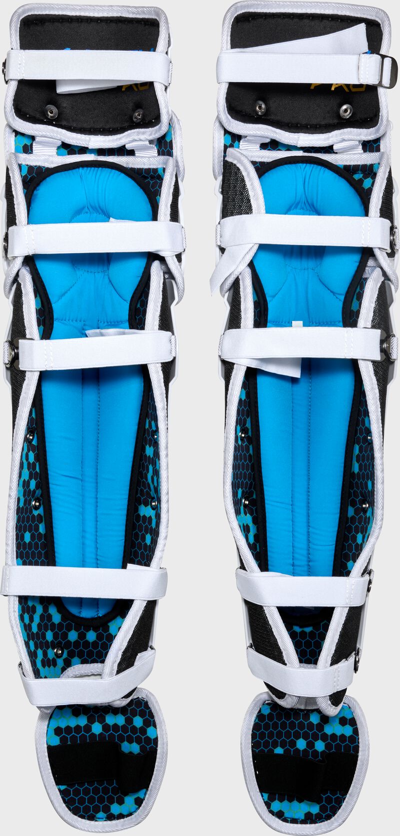 Rawlings Mach Pro Series Medium Leg Guards - White/Black