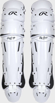 Rawlings Mach Pro Series Medium Leg Guards - White/Black