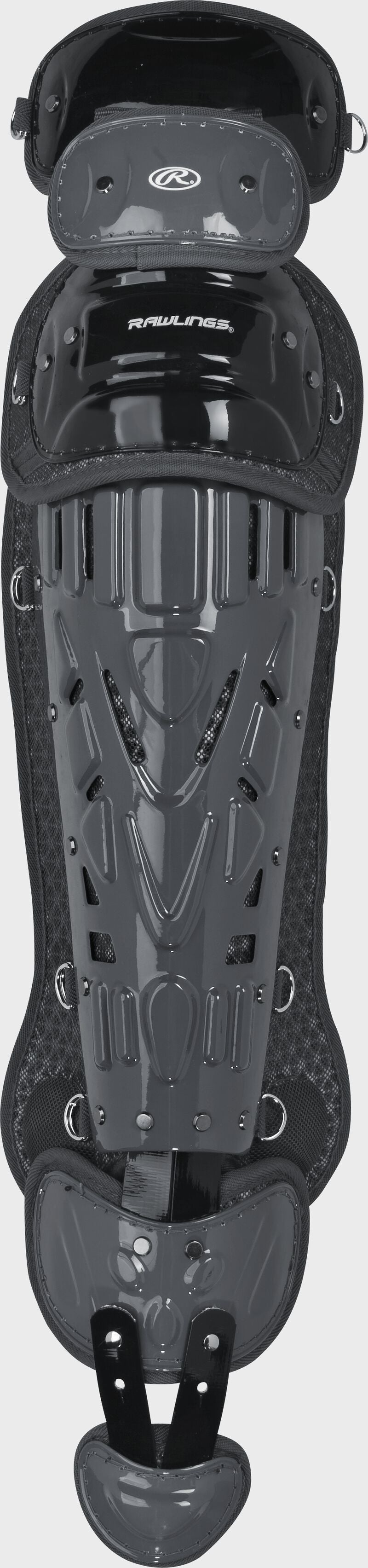 Rawlings Velo 2.0 Intermediate Catchers Leg Guards - Black/Graphite
