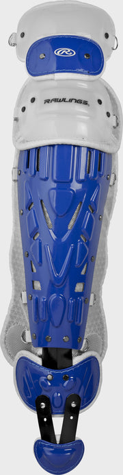 Rawlings Velo 2.0 Intermediate Catchers Leg Guards - Royal/White