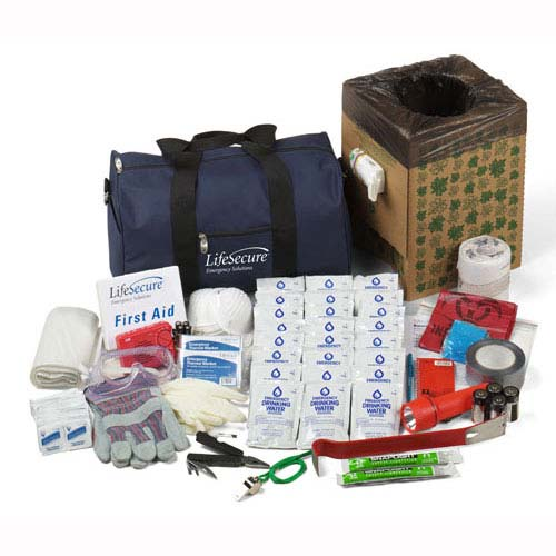 LifeSecure® 10-Person Evacuation & Shelter-In-Place Emergency Kit