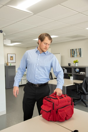 MobileAid® Pro300 Flash-Response Modular Trauma First Aid Bag