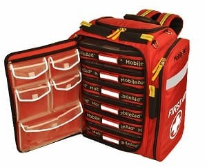 MobileAid® Hi-Visibility XL Pro First Aid Backpack