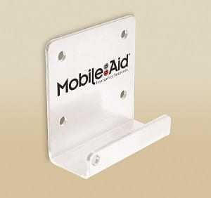 MobileAid® Wall Mount for MobileAid® Trauma First Aid Stations, Carts, and Bags