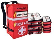 BleedStop Reflex 100 Bleeding Wound Trauma First Aid Backpack Kit