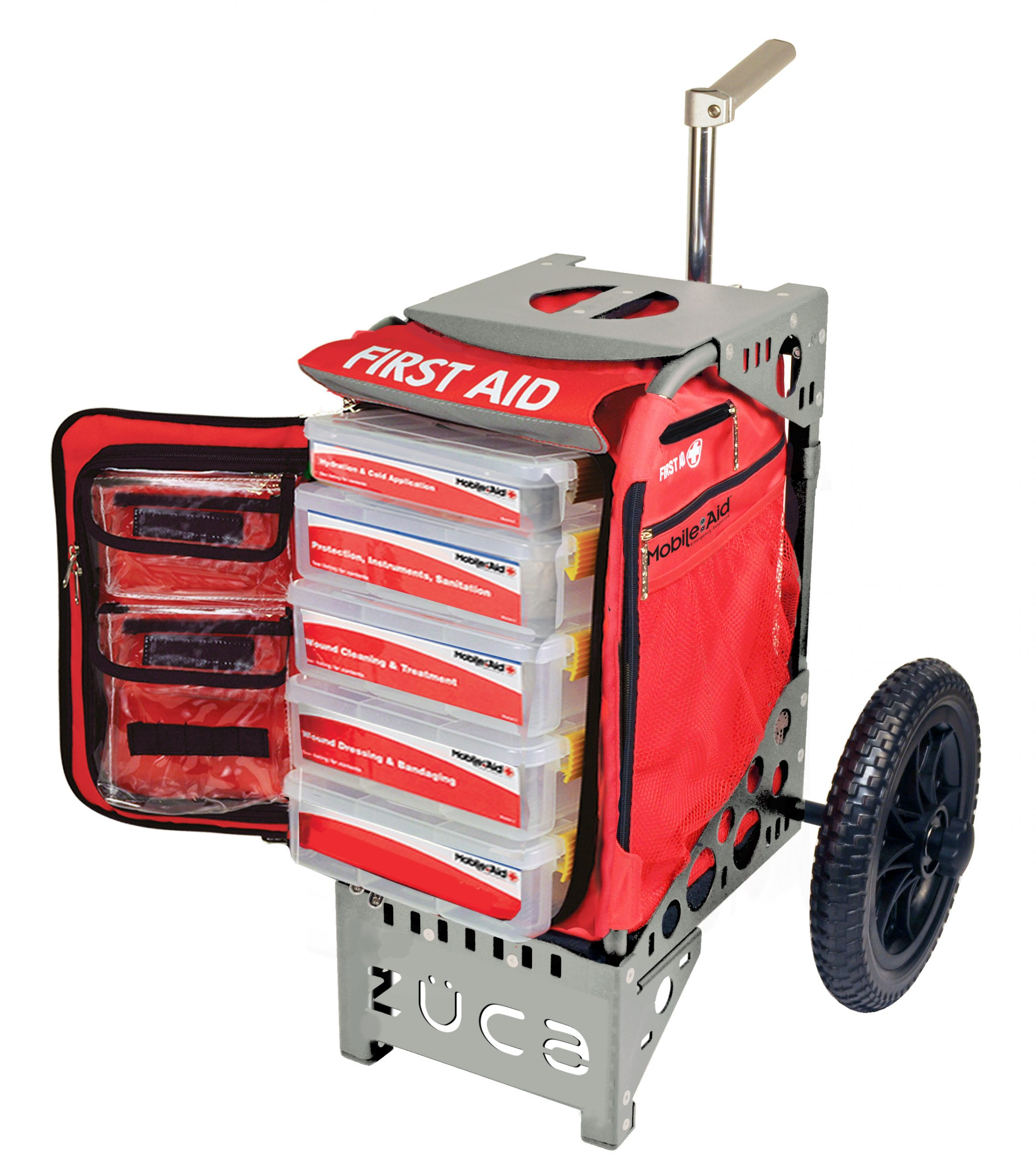 MobileAid® Essentials All-Terrain Indoor/Outdoor Modular First Aid Cart