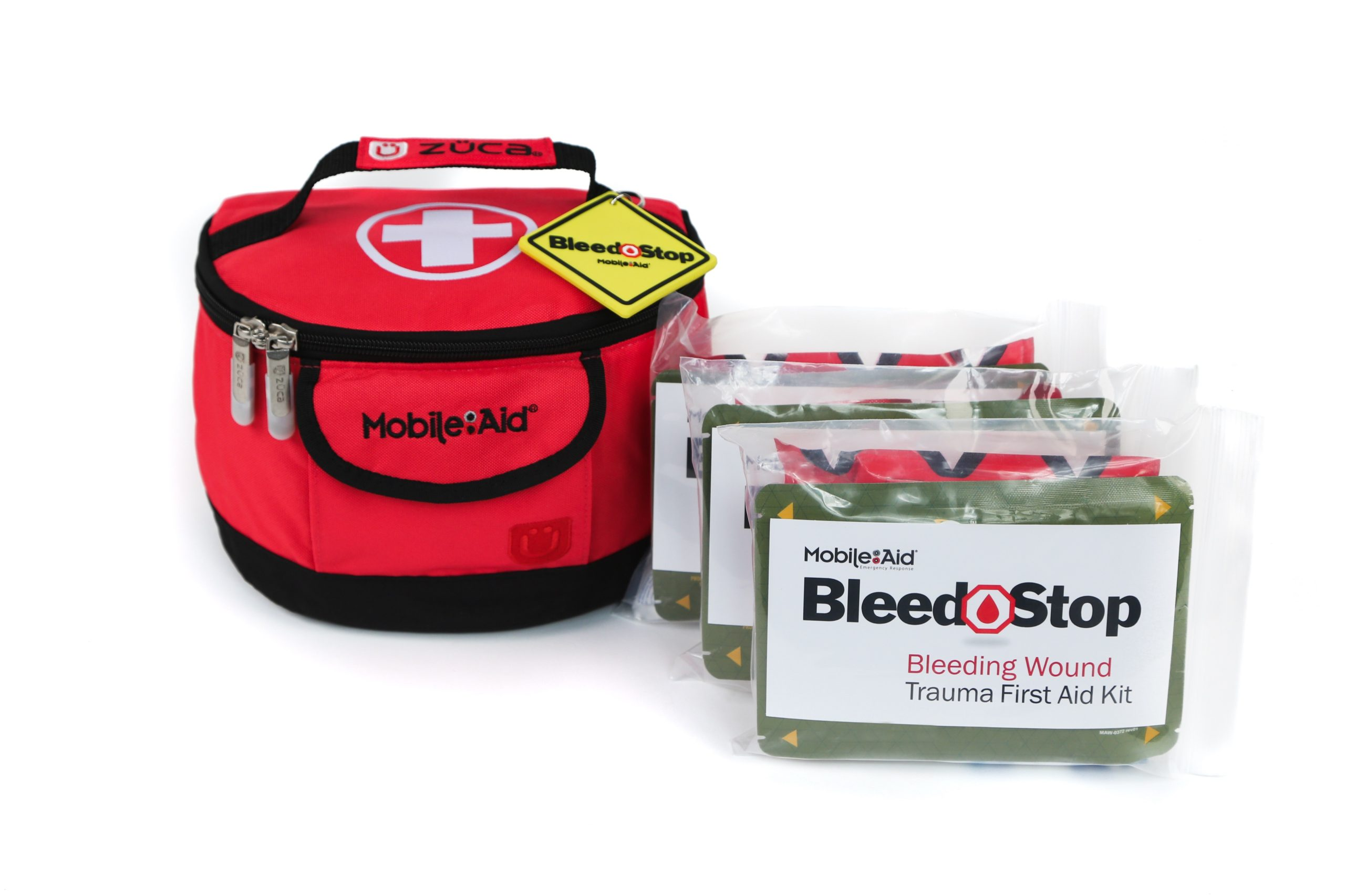 MobileAid® Quick-Case™ BleedStop Kit with 3 Bleeding Control Essentials Packs