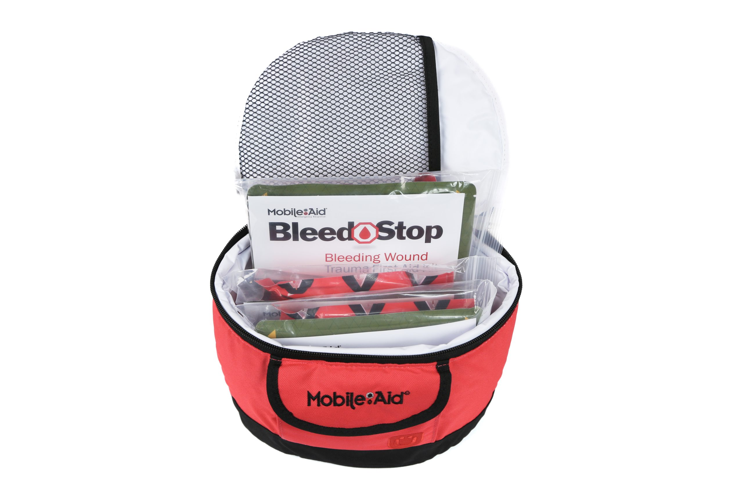 MobileAid® Quick-Case™ BleedStop Kit with 3 Bleeding Control Essentials Packs