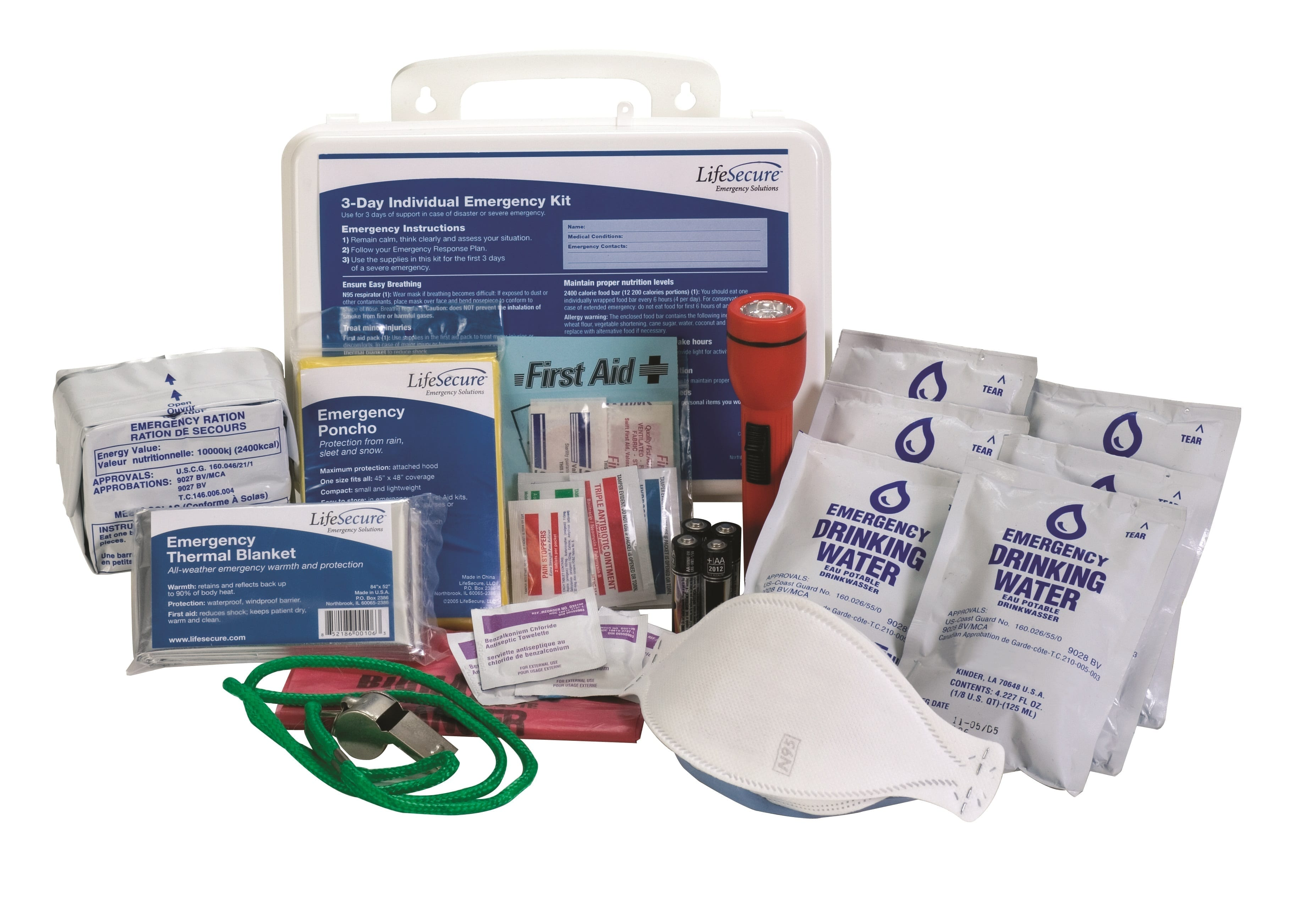 Personal Emergency 3-Day Emergency Kit