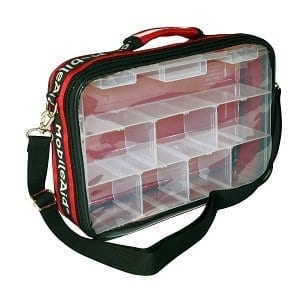 OTS™ Medical Supplies Clear-View Pouch And Organizer Tray